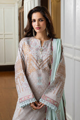 Arsinoe | 3Pc Unstitched Suit Jacquard Lawn 25 Seraph By Mushq